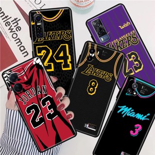 เคสโทรศัพท์มือถือซิลิโคน TPU กันกระแทก ลาย NBA jerseys สําหรับ Vivo Y51 Y33 Y72 Y52 Y75 Y55 5G Y76 Y76S Y77 Y77E Y50 Y30 Y30I Y31S Y54S Y33S Y33T Y51S Y53S