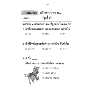 เก่ง ภาษาไทย ป.1 เล่ม 2 หลักสูตรใหม่ - ปรับปรุงเพิ่มข้อสอบหลักภาษา