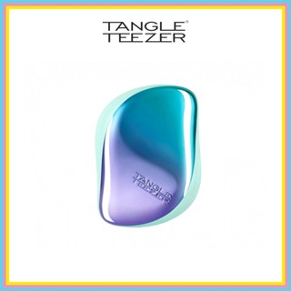 TANGLE TEEZER หวี แทงเกิ้ล ทีเซอร์ COMPACT STYLER PETROL BLUE OMBRE