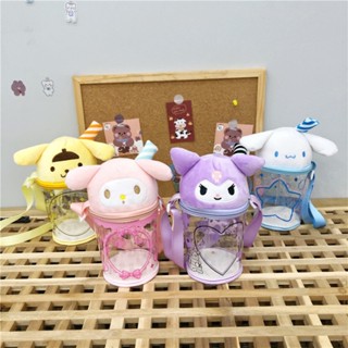 SANRIO กระเป๋าดินสอ PVC แบบใส ลายการ์ตูนตุ๊กตาน่ารัก แบบสร้างสรรค์ สําหรับนักเรียน