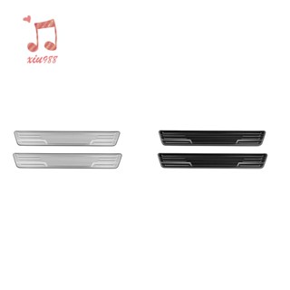 ภายนอกรถแถบ Sill แผ่นป้องกันเหยียบสติกเกอร์จัดแต่งทรงผมสำหรับ Toyota Sienta 10 Series 2022-2023