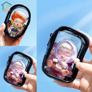 กระเป๋าพลาสติก PVC ใส ขนาดเล็ก สําหรับใส่พวงกุญแจ 3 ชิ้น SHOPCYC0840