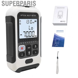 Superparis TM570A Optical Fiber Power Meter White Multifunctional High Accuracy Fiber Optic Tester for  Engineering