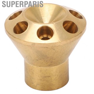 Superparis Refrigerant Distributor Brass 12.8mm Inlet 6.5mm Outlet 7 Holes For Machine Equipment