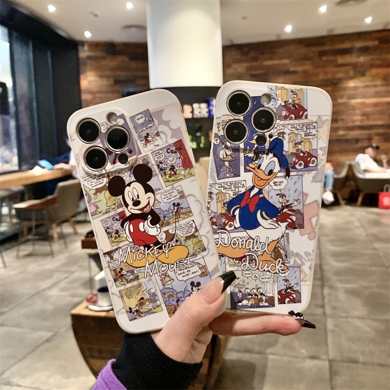 เคสโทรศัพท์มือถือนิ่ม ลายการ์ตูนมิกกี้ โดนัลด์ สําหรับ Vivo V27 5G V27E V23 V11 V11i V15 V17 V20 V21 V21E V23E V25E V20 SE V25 PRO 5G Y83 Y81 Y81I Y81S Y85 V9 v5 PLUS Y66 Y67 V5S v5 lite D119A