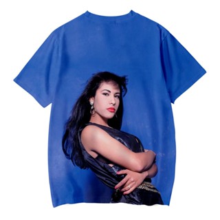 เสื้อยืด พิมพ์ลายนักร้อง Selena Quintanilla Cool Singer 2022 สไตล์ฮาราจูกุ สําหรับผู้หญิง