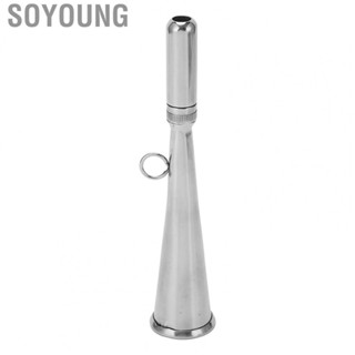 Soyoung Fog Horn  Handheld Foghorn Removable Mouthpiece Clear   for Sea