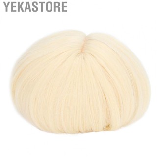 Yekastore Doll Hair Wig Ball Jointed Doll Hair Wig DIY Making for 21 To 24cm Head Circumference