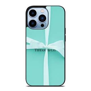 Tiffany and Co White Tape เคสป้องกันโทรศัพท์ กันกระแทก สําหรับ IPhone 14 Plus 13 Pro Max 12 Mini X