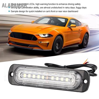 ALABAMAR 9-30V 10LED รถ คำเตือนฉุกเฉินรถบรรทุก Strobe ไฟกระพริบโคมไฟสีสุ่มสากล