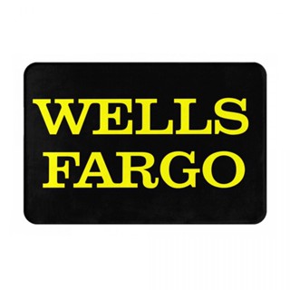 Wells Fargo พรมเช็ดเท้า ผ้าสักหลาด กันลื่น ดูดซับน้ํา แห้งเร็ว 16x24 นิ้ว สําหรับห้องน้ํา พร้อมส่ง