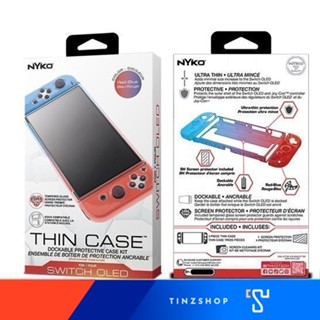 [ขายดี] Nyko Thin Case Oled Nintendo Switch  OLED  เคสบาง ไนโกะ งานสวย + กันรอยกระจก ใส่เครื่อง นินเทนโดสวิทซ์ รุ่น OLED