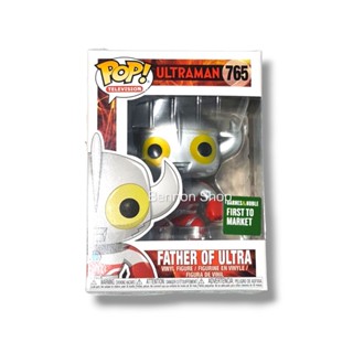 Funko Pop! Ultraman 765 Father of Ultra ตุ๊กตาโมเดลของเล่นของสะสม สินค้าพร้อมส่ง