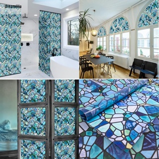 【DREAMLIFE】Film Church Chapel Stained Casement Cling Glass Sticker Self-adhesive Decor