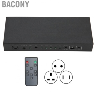 Bacony Extractor 5 Port Support 4K 60Hz UHD Auto EDID HDR Switch  Splitter