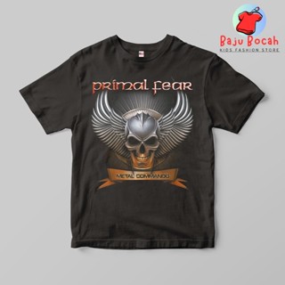 เสื้อยืด พิมพ์ลาย PRIMAL FEAR METAL COMAND พรีเมี่ยม สําหรับเด็กผู้ชาย และผู้หญิง อายุ 1-9 ปี