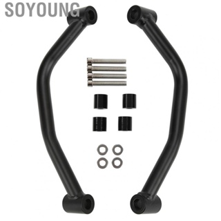 Soyoung Pillion Grab Handles High Hardness Steel  Deform Left Right Motorcycle Rear Seat Grab Rail Wear Resistant for Modification