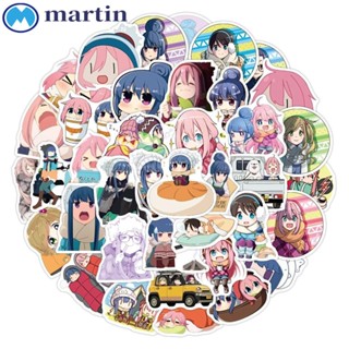 Martin Yuru Camp สติกเกอร์ ลายการ์ตูนกราฟฟิตี้น่ารัก มีกาวในตัว กันน้ํา สําหรับติดตกแต่งกระเป๋าเดินทาง