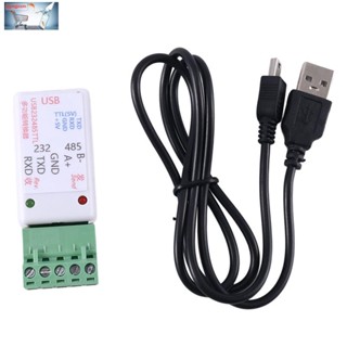 อะแดปเตอร์แปลง 3 In1 USB 232 485 TO RS485 USB TO RS232 232 TO 485 Ch340 พร้อมไฟ LED สําหรับ WIN7 Linux PLC