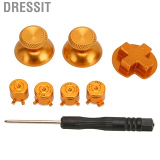 Dressit Gamepad Button Parts  Aluminum Alloy DIY Replacement Gamepad Metal Button  for Game Controller