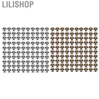 Lilishop Leather Rivets   Rust 100 Sets Mushroom Rivet  for Pet Collars