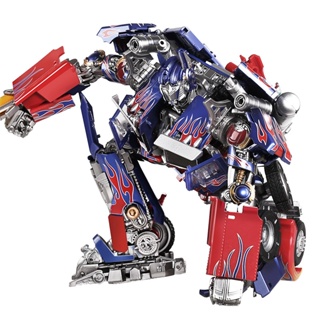 โมเดลรถยนต์ อัลลอย KM01 Battlefield Commander Optimus Prime ของเล่นสําหรับเด็ก