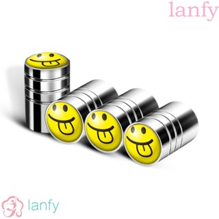 Lanfy ฝาครอบยางล้อรถจักรยาน กันฝุ่น 4 ชิ้น