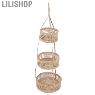 Lilishop 3 Tier Fruit  Easy Installation Elegant Style Multi Function Hanging