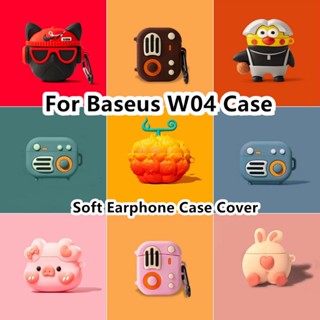 พร้อมส่ง!  เคสหูฟัง แบบนิ่ม สําหรับ Baseus W04 W04