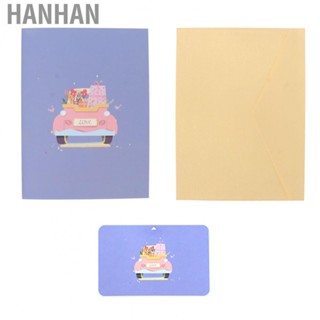 Hanhan Love 3D Card  Heart Car Card Greeting Card Exquisite  for Mothers Day