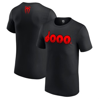 เสื้อยืด พิมพ์ลาย Roman Reigns 1000 Days Champion Homage Heather Red สําหรับผู้ชาย