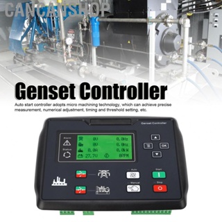 Cancanshop Diesel Generator Controller  Automatic Start Comfortable Hand Feeling Timing Function Simple Connection Genset Controller 15-360V  for Industrial Device