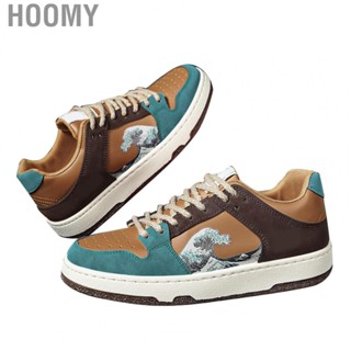 Hoomy Men Sneakers  Breathable Lace Up Easy Matching Men Running Shoes  for Daily Wear