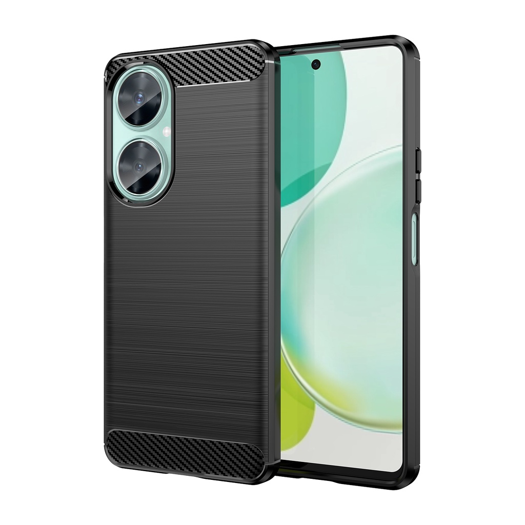 เคส Case for Nova 2i 3i 7i 11i 3 3e 4e 5T 10 SE Huawei Y5p Y6p Y7p Y8p Y7a Y9s Y9 2019 คาร์บอนไฟเบอร์ Carbon Fibre Brushed Texture Back Cover Soft TPU Bumper Shell Shockproof Mobile Phone Casing ซองมือถือ