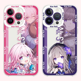 เคสโทรศัพท์มือถือแบบนิ่ม ใส ลายการ์ตูนอนิเมะ honkai star rail น่ารัก สําหรับ case infinix Zero 5G X Note 12 G96 Hot 30 VIP 30i 20 20s 20i 12i 12 11S NFC 8 9 10 10S Pro 11 Play Smart 7 6 HD 5 Tecno Spark 6 go 2023