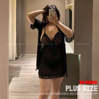 ชุดนอนไม่ได้นอนสาวอวบ👙 ชุดนอน เซ๊กซี่ ไซส์ใหญ่ ผู้หญิง ซีทรู ชุดนอน ผ้าตาข่าย ชุดนอนสายเดี่ยวสาวอวบ เสื้อคลุม มีกางเกงใน ชุดนอน เซ๊กซี่ ชุดเซต พลัสไซส์เสื้อผ้าสาวอวบอ้วน