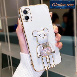 เคสโทรศัพท์มือถือ ซิลิโคนนิ่ม กันกระแทก ลายต้นไม้ Gloden สําหรับ OPPO A96 4G OPPO A76 4G