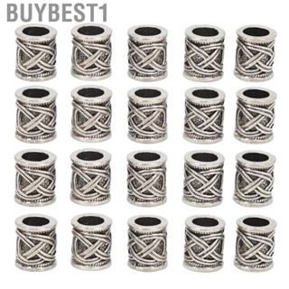 Buybest1 Hair Beard Beads  Vintage Jewelry Alloy for Role Play Men