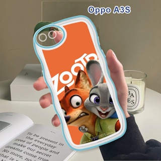 เคส OPPO A3S A5 A5S A7 A12 A12S A9 2020 A39 A59 A59S F1S A71 A83 เคสโทรศัพท์มือถือแบบนิ่ม กันกระแทก กันรอยกล้อง ลายกระต่าย สุนัขจิ้งจอก แฟชั่น