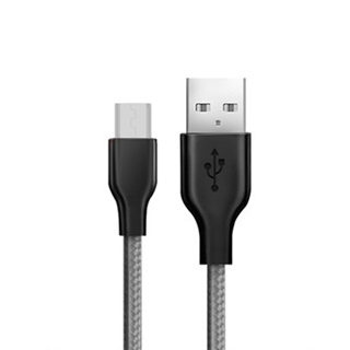 Rich2.br สายเคเบิลซิงค์ข้อมูล Micro USB Type C ไนล่อนถัก ชาร์จเร็ว 1 เมตร สําหรับโทรศัพท์มือถือ