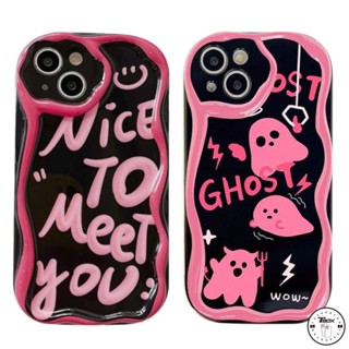 เคสโทรศัพท์มือถือ ขอบโค้ง ลายตัวอักษรผี 3D แฟชั่น สําหรับ VIVO Y36 Y35 Y95 Y15s Y16 Y30 Y02 Y12 Y22 Y21 Y17 Y20 Y12i Y31 Y33s Y11 Y91 Y20i Y21s Y22s Y15 Y91C Y51 Y15A Y51A Y12s