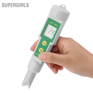 SUPERGIRLS ORP-169 เครื่องวัดคุณภาพน้ำแบบพกพา Digital ORP Tester ปากกา เครื่องวัดค่า น้ำแบบถอดได้