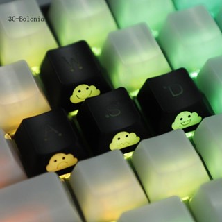 【PC】ปุ่มกดคีย์บอร์ด Abs แบบใส ทิศทาง WASD สําหรับเล่นเกม 1 ชุด