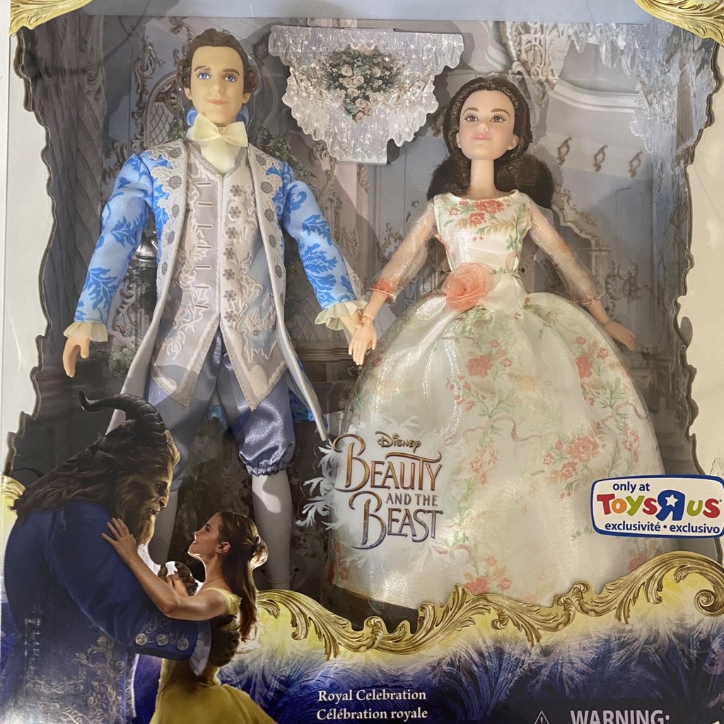 Disney Doll Beauty And The Beast Wedding Dress Edition Belle Princess And Beast Boy Doll RM014