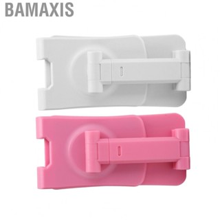 Bamaxis Tablet Holder  Non‑slip Pad Adjustable Phone Universal Mount Folding Bracket Mini Compact for Mobile Phones and Tablets Under 12.9in