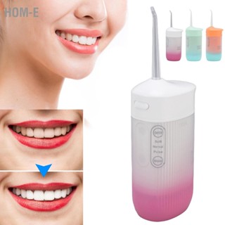 Hom-E Electric Oral Irrigator แบบพกพา Telescopic แรงดันสูงน้ำทำความสะอาดฟัน Picks ทำความสะอาดฟันลบ Tartar