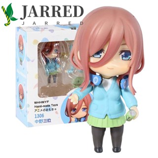 JARRED 10CM Figure Model Toys Anime Desktop Ornaments Nakano Miku Action Figure Creative Toys Miniatures Gotoubun No Hanayome Statue Quintuplets Quintessential Doll Toy