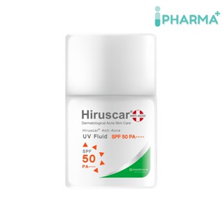 Hiruscar Anti Acne UV Fluid SPF 50 PA ++++ 25 ml. ฮีรูสการ์ แอนตี้ แอคเน่ ครีมกันแดด  25 มล. [iPha]