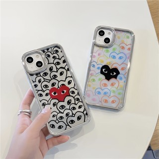 2-in-1 เคสโทรศัพท์ กันลื่น กันกระแทก ลายหัวใจ แฟชั่น สําหรับ iPhone 14 Pro Max 13 12 Pro Max 11 14 Pro Max