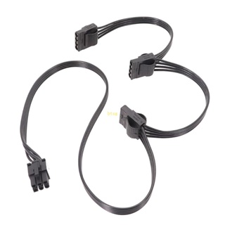 Bt สายเคเบิลพาวเวอร์ซัพพลาย 6PIN เป็น IDE Molex 4PIN 70 ซม. สําหรับ X-1050XM2 X-1250XM2 SS660 760 860XP2 X-650KM3 X-750KM3